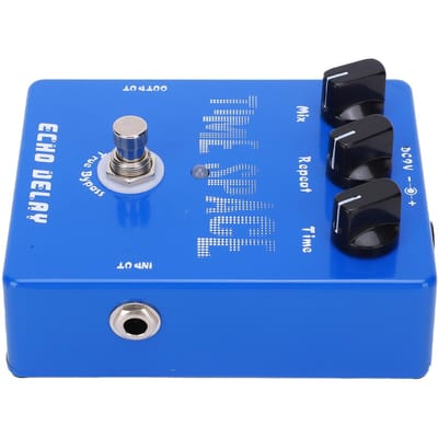 Effectpedaal Echo Delay Gitaar Effector Muziekinstrument Accessoires DC 9V 30mA blue