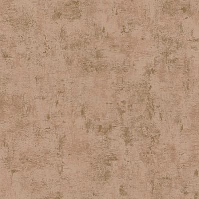 Pleister-look behang Profhome 395146-GU vliesbehang gestructureerd met structuur glanzend roze bronzen 5,33 m2