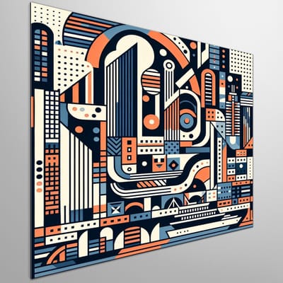 Kunstprint | Wanddecoratie | Dibond | 40 × 40 cm