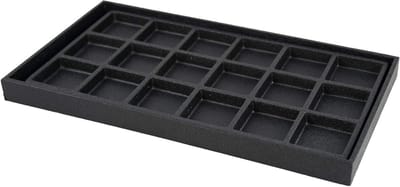 Opbergbakje Met Vakjes - Display Tray - Sieraden Sorteren - Lichtgewicht Ontwerp - 375 x 210 mm - Zwart