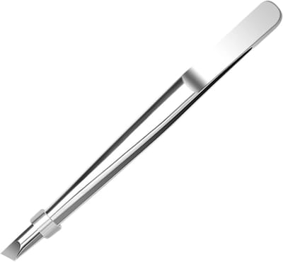 Precisie Pincet - Gezichts Haar Verwijderaar - Nauwkeurig Ontharen - Roestvrij Staal - 8.4 cm Lengte