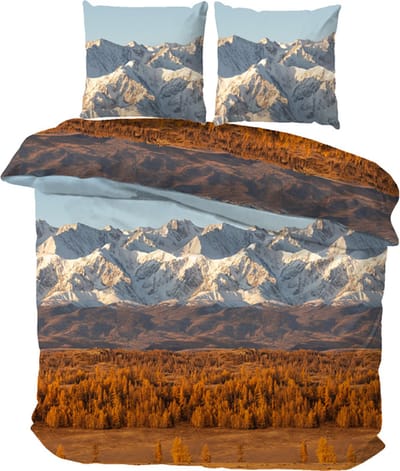 iSleep Dekbedovertrek Noud - Eenpersoons - 140x200/220 cm - Multi