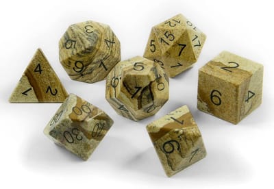 Set van 7 Polyedrische Stenen Dobbelstenen voor RPG en Bordspellen