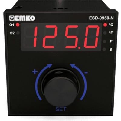 Emko ESD-9950-N 2-punt, P, PI, PD, PID Temperatuurregelaar -200 tot 1700 °C (l x b x h) 110 x 96 x 96 mm