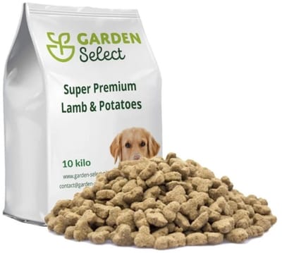 Garden Select - 10 kg. Hondenvoer - Super Premium Lam & Aardappel - Graanvrij - Licht Verteerbaar - Volwassen Honden - Alle Rassen