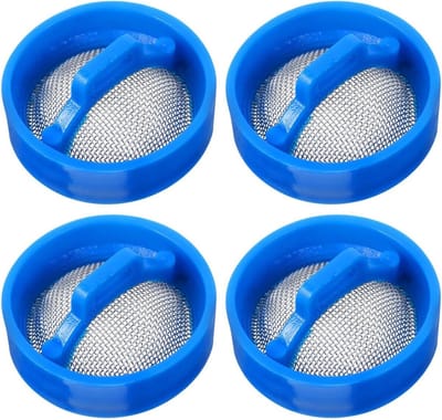 4 stuks herbruikbare inlaatklep filterinzetstukken voor wasmachine - praktisch waterfilter en zeef voor huishoudelijke apparaten