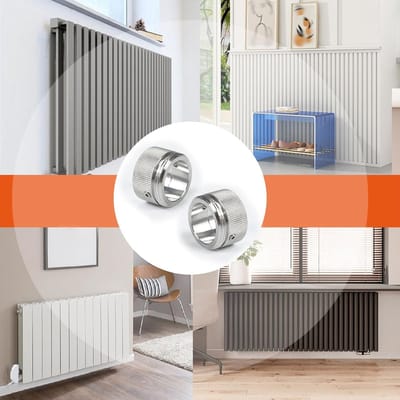 Radiator Klep Adapter - Thermostaat Koppeling - Verwarming Optimaliseren - Roestvrij Staal - M30x1.5 Draad - Meerkleurig