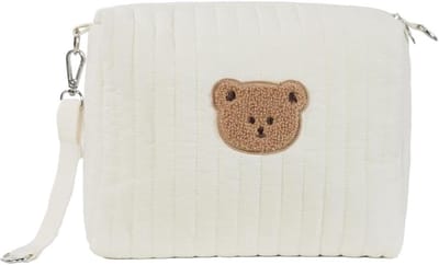 Baby Luiertas - Mini Handtas - Organiseren Onderweg - Minimalistisch Design - 25 x 10 x 17 cm - Beige