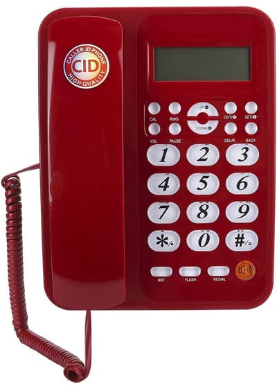 Dailygoods- Bureautelefoon met nummerherkenning - Vaste Telefoon - Handsfree-functies - Draadloze Telefoon - Voor Senioren - Instelbaar Volume