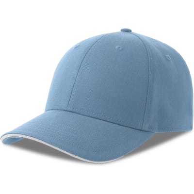 Atlantis Headwear Liberty Sandwich-S Cap AT684 - Columbia Blue/White - One size
