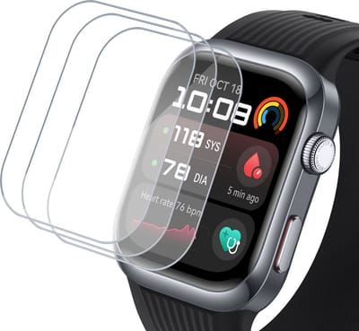 3x Folie Screenprotector Geschikt voor Huawei Watch D2 - Screenprotector - Beschermglas Folie