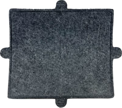 Multaparts® koolstoffilter afzuigkap 28,7 x 24,2 x 2 cm | Filtercassette met actief kool om geurtjes tegen te gaan | Alternatief voor Miele DKF12-1, 06228731