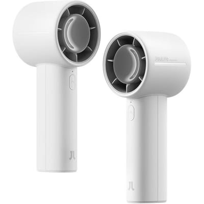 JISULIFE draagbare handventilator Life10, 4000 mAh oplaadbaar, koelt tot 22 uur, 5 snelheidsinstellingen, krachtige luchtstroom, draagbaar voor
