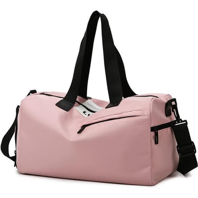 Natte en Droge Fitness Tas Dames Onafhankelijke Schoenen Silo Yoga Sporttas Oxford Stof Bagage Eenvoudige Opbergtas roze