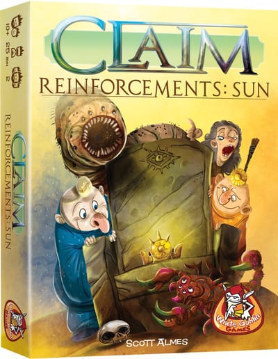 White Goblin Games - Claim Reinforcements: Sun - Kaartspel - 2 spelers - Tactisch kaartspel - Vanaf 10 jaar - Kaartspel met unieke facties