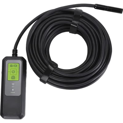 Endoscoop met dubbele lens IP67 waterdicht hoge definitie draadloze WiFi afstandsbediening inspectiecamera 10m / 32.8ft black