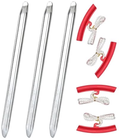 3-delige Bandenmontage Hevel Set van Chroom Vanadium Staal met 4 Velgbeschermers voor Motor, Fiets en Auto