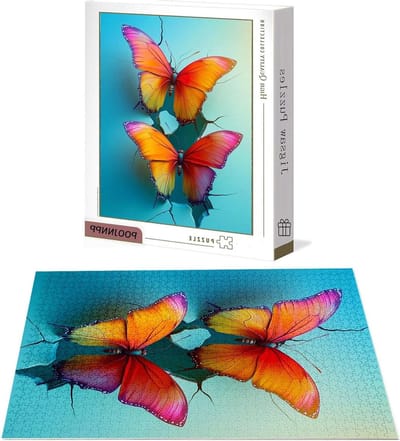 Houten Puzzel - Jigsaw Puzzel - Ontspannen en Hersenen Trainen - Gelabelde Achterkant - 156 x 105 cm - Multicolor