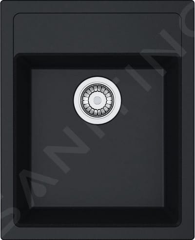 Franke Sirius - SID 610-40 tectonite spoelbak, 43x53 cm, zwart 114.0503.041