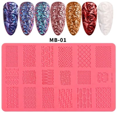 Allepaznokcie Model 1 - Siliconenvormen voor Zeggings - Powder Gel