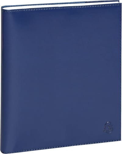 SnelShoppen - Exacompta Weekoverzicht 16 maanden 18,5x22,5 cm - Verticale Indeling met Afneembare Kunstlederen Omslag - Meertalig - Ivoorpapi - Perfec