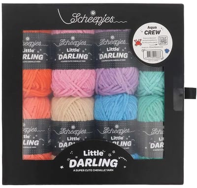 Scheepjes Little Darling colour pack 8x25g-Aqua Crew