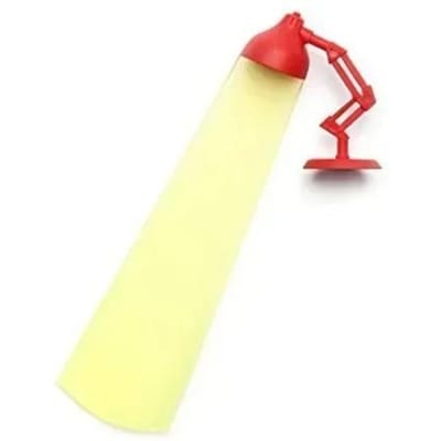 Creatief Bureau Lamp Ontwerp Student Lezen Bladwijzer Papier Boek Pagina Clip Gepersonaliseerde Bladwijzers Schoolbenodigdheden Cadeau rood