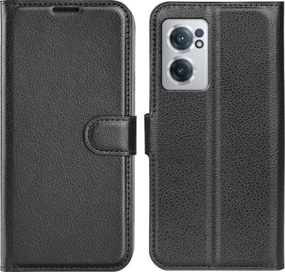 Coverup Hoesje - Geschikt voor OnePlus Nord CE 2 5G Hoesje - Coverup Book Case - Zwart