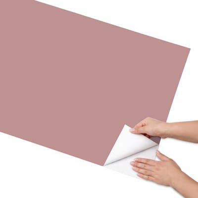 Coloray Meubel Wrap Folie - Roze Meubelfolie - 65x130 cm - Wrapfolie Keuken Pastelroze - Decoratiefolie - Minimalist Meubelfolie - Meubel Wrap Folie - Woonkamer decoratie - Achtergronden en patronen