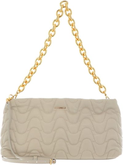 COCCINELLE Leren Schoudertas Ophelie Matelasse Handbag Gelso Kaki