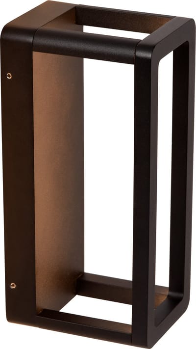 Lucide NARVIK - Wandlamp Binnen/Buiten - LED - 1x9,2W 3000K - IP65 - Zwart