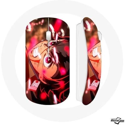 Tanjiro Kimetsu no Yaiba Angry draadloze muis