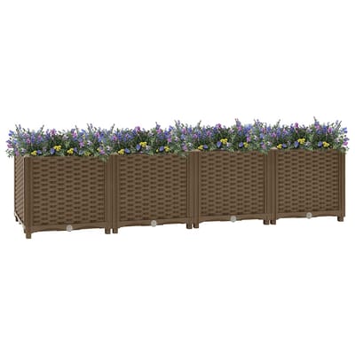 vidaXL - Verhoogd - bed - 160x40x38 - cm - polypropyleen