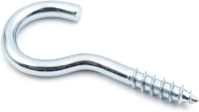 MTTproducts - Set van 10 Gebogen Schroefhaken voor Wand en Plafondbevestiging