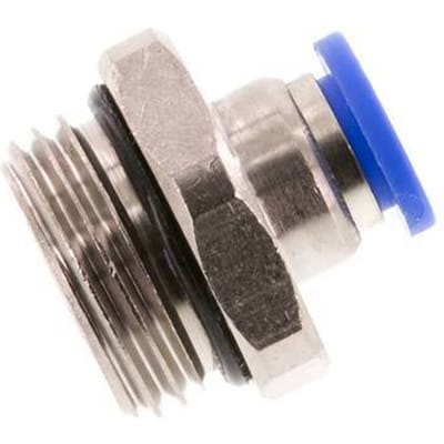 8mm x G1/2'' Messing/PA 66 Insteekfitting Buitendraad NBR [2 Stuks]