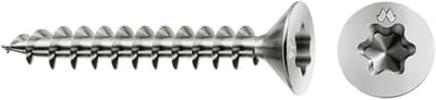 Panelschroeven - Houtschroeven Verzonken Kop - Bevestigen Tussen Onderdelen - Chromiting Coating - 4 x 50 mm - Zilver