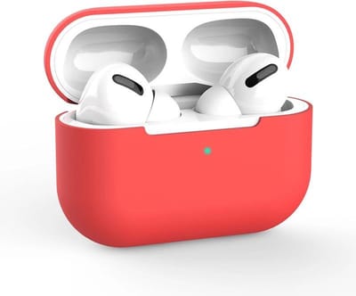 AirPods Pro Hoesje – Rood - Siliconen Beschermende Case