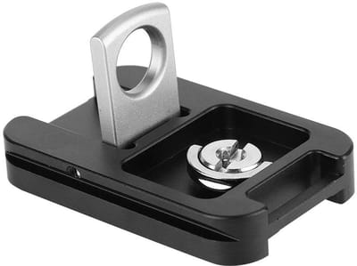 Dailygoody - QR-60 Camera Snelkoppelingsplaat - Aluminium Snelwisseladapter - Lichtgewicht en Duurzaam - Geschikt voor Statief - Antislip Rubberen Pad...