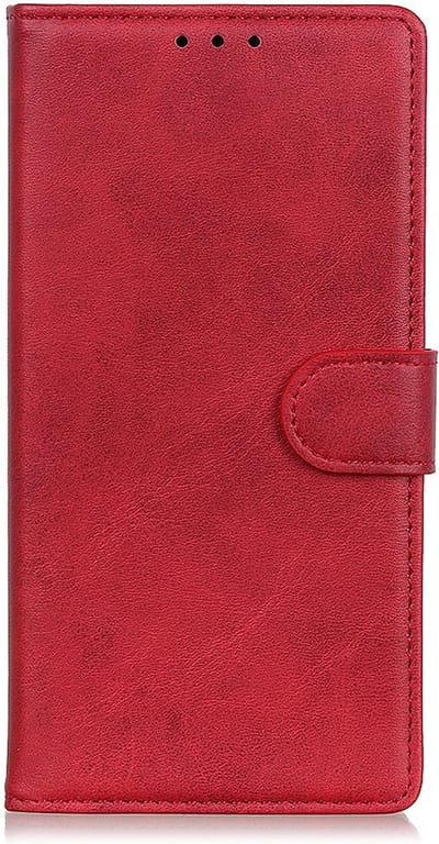 Coverup Hoesje - Geschikt voor Huawei P Smart (2020) Hoesje - Coverup Luxe Book Case - Rood