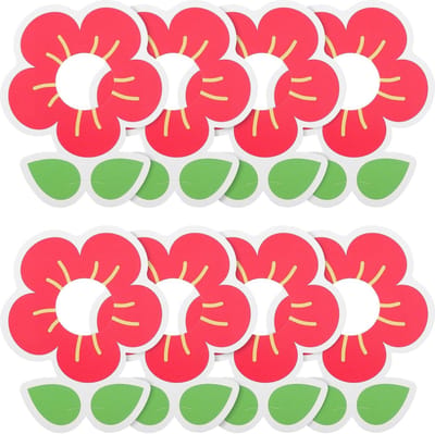 Lollipophouder voor 50 Lollipops - Papieren Candyhouder met Bloemen Design, Perfect voor Feestjes en Cadeaus