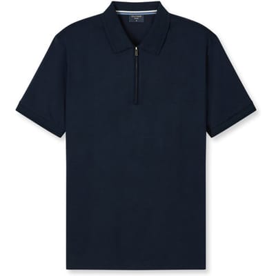 OLYMP Polo Casual - modern fit polo - marine blauw