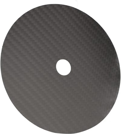 Cd Stemkussen - Cd Schotelmat - Lossless Geluid - Koolstofvezel Materiaal - 13x13x1 cm - Zwart