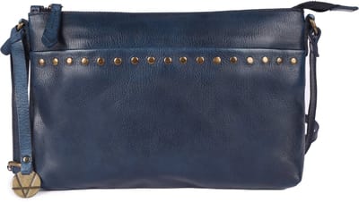 Echte Italiaanse Leren Boho Crossbody Schoudertas met Studs – Stijlvol, Duurzaam & Perfect voor Dagelijks Gebruik voor Dames