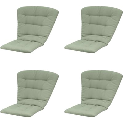 Madison tuintstoelkussen hoge rug napels - 125x82x6cm set van 4
