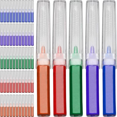 Interdentale borstels - Tandenstokers - Mondhygiëne verbeteren - Taps toelopende kop - 50 stuks - Blauw