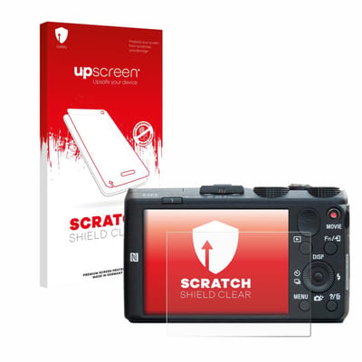 upscreen - Screenprotector voor Sony Cyber-Shot DSC-HX60 - Folie Beschermfolie transparant