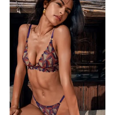 Aubade Life celebration triangle bra Paars XL