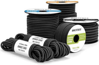 Rubberen Touw Expander 10m - Elastisch Koord voor Dekzeilen, Kamperen en DIY