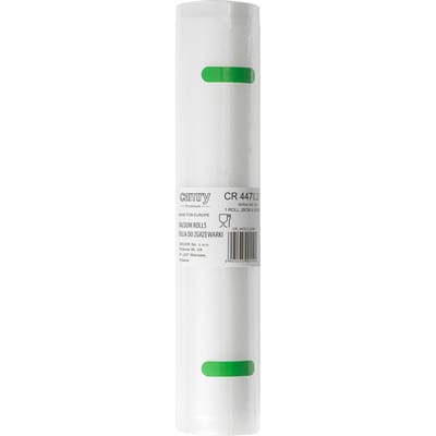 28x600 cm vacuümsealerfilm, gemoletteerd, perfect voor Sous Vide en magnetrons.