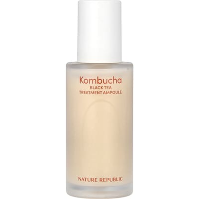 Nature Republic, Kombucha Black Tea, Treatment Ampoule 78%, 1 unit white